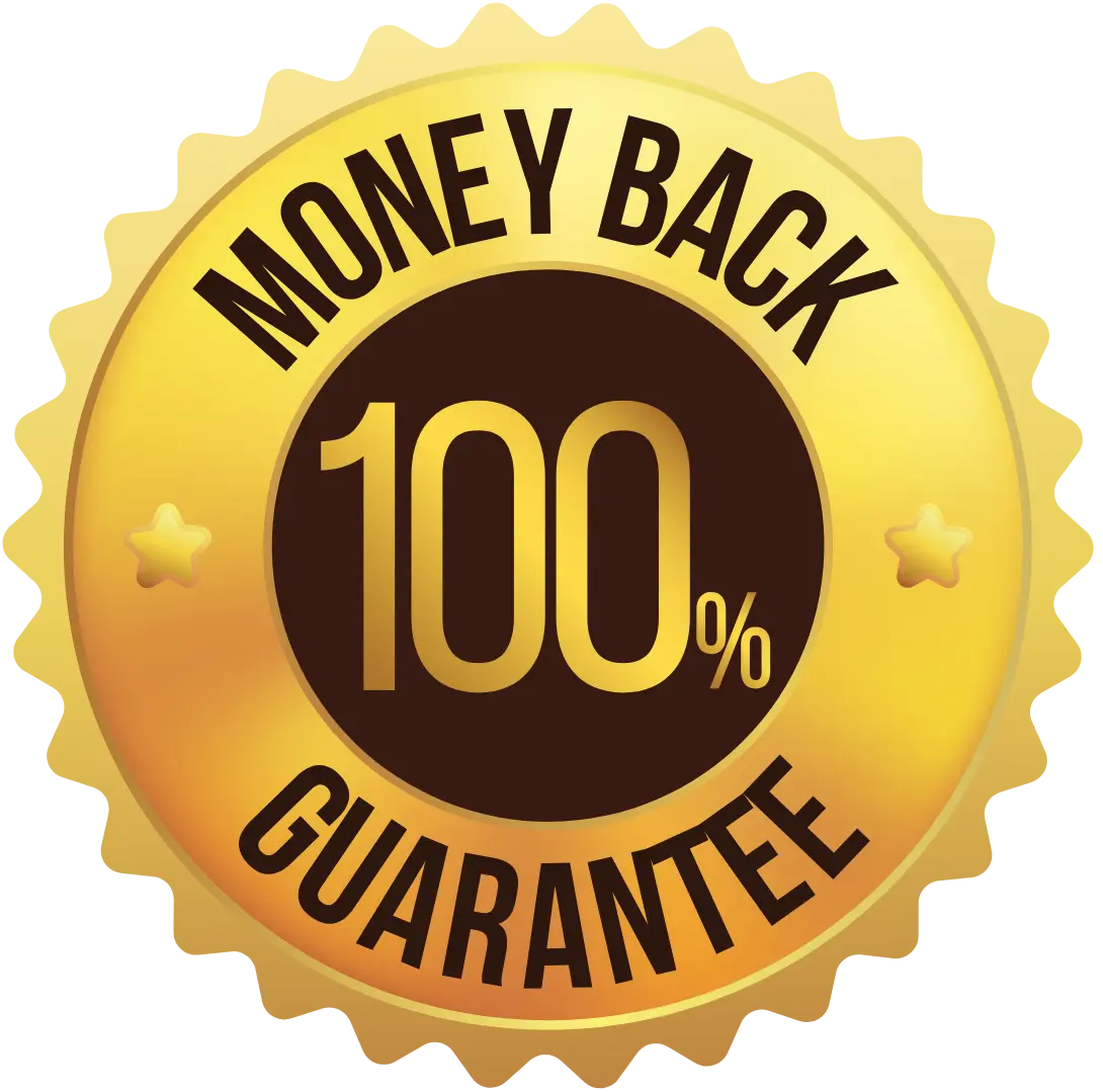 Sugardefender guarantee badge